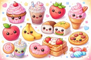 découvrez 10 idées de coloriage kawaii sur le thème de la nourriture pour stimuler la créativité et le plaisir des enfants.