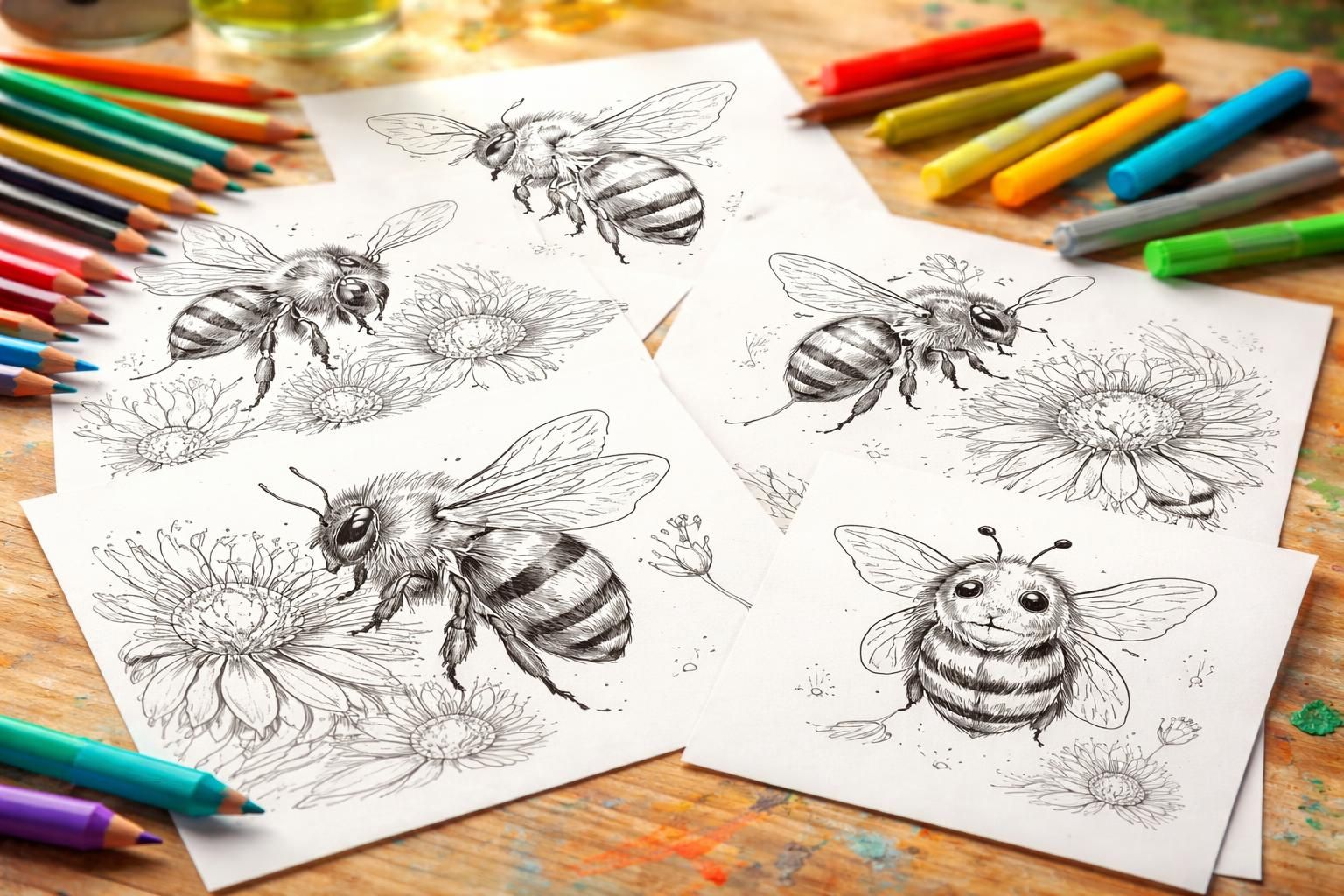 découvrez des idées créatives pour colorier des abeilles et stimuler l'imagination de vos enfants tout en s'amusant.