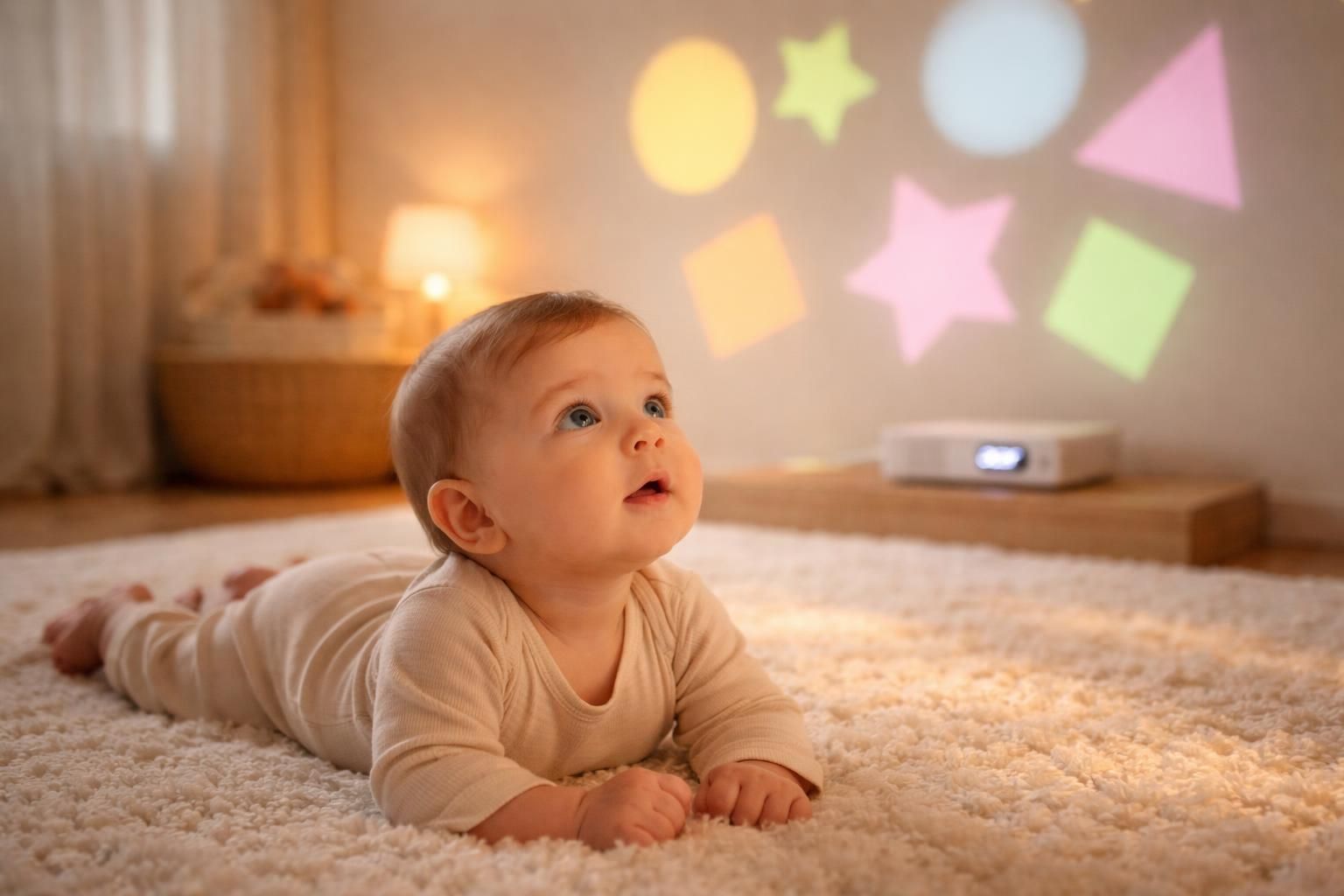 découvrez comment éveiller votre bébé avec des formes simples projetées grâce au vidéoprojecteur acer, favorisant son développement visuel et sensoriel dès le plus jeune âge.