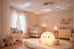 découvrez la veilleuse géante apaisante avec vidéoprojecteur epson, idéale pour la chambre de votre bébé. créez une ambiance douce et sereine pour des nuits calmes et des rêves enchanteurs.