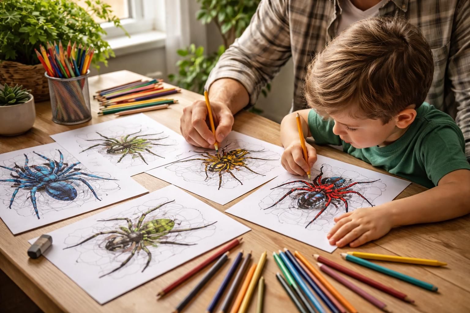 plongez dans l'art du coloriage d'araignées, une activité apaisante et créative idéale pour tous les âges. détendez-vous en donnant vie à ces fascinantes créatures grâce à des dessins variés et amusants.