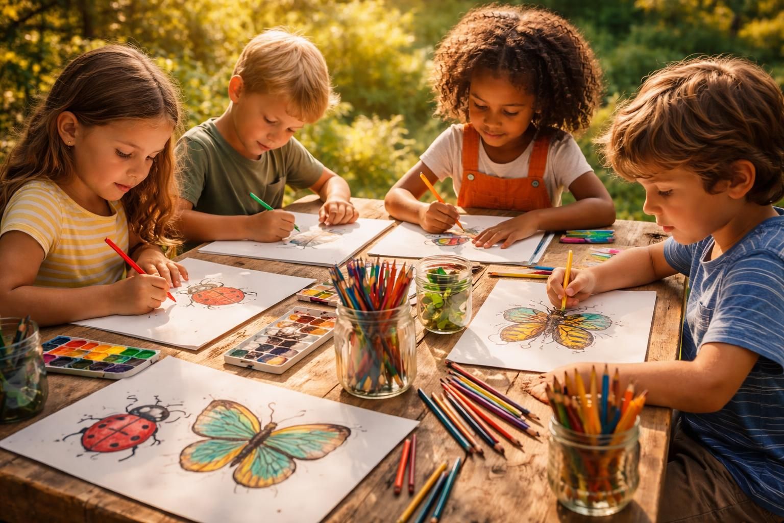 explorez comment les insectes à colorier stimulent la créativité des enfants tout en leur offrant un moment ludique et éducatif.