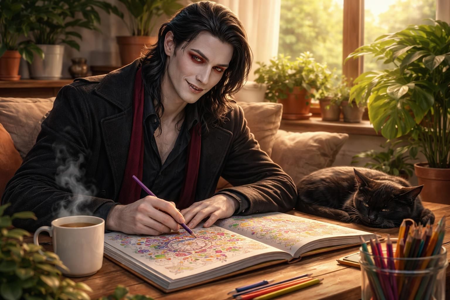 découvrez comment le coloriage d'un vampire peut améliorer votre bien-être grâce à des bienfaits surprenants sur la relaxation et la créativité.