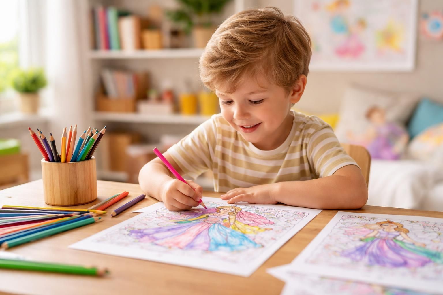 découvrez pourquoi le coloriage à imprimer d'une princesse est une activité essentielle pour stimuler la créativité et l'imagination des jeunes artistes.