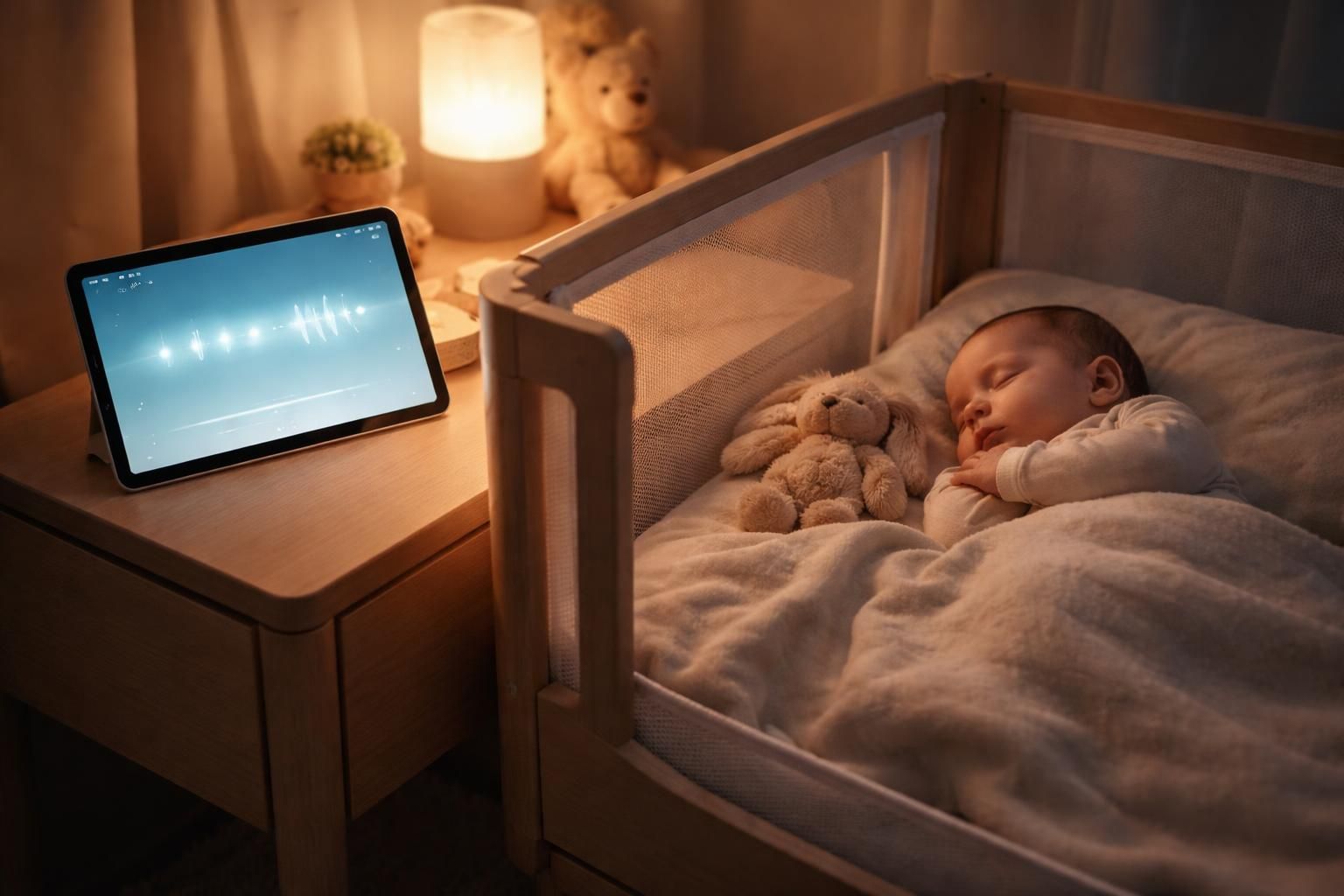 découvrez comment utiliser des bruits blancs à volume sécurisé sur votre tablette samsung galaxy pour améliorer le sommeil de votre bébé en toute sécurité.