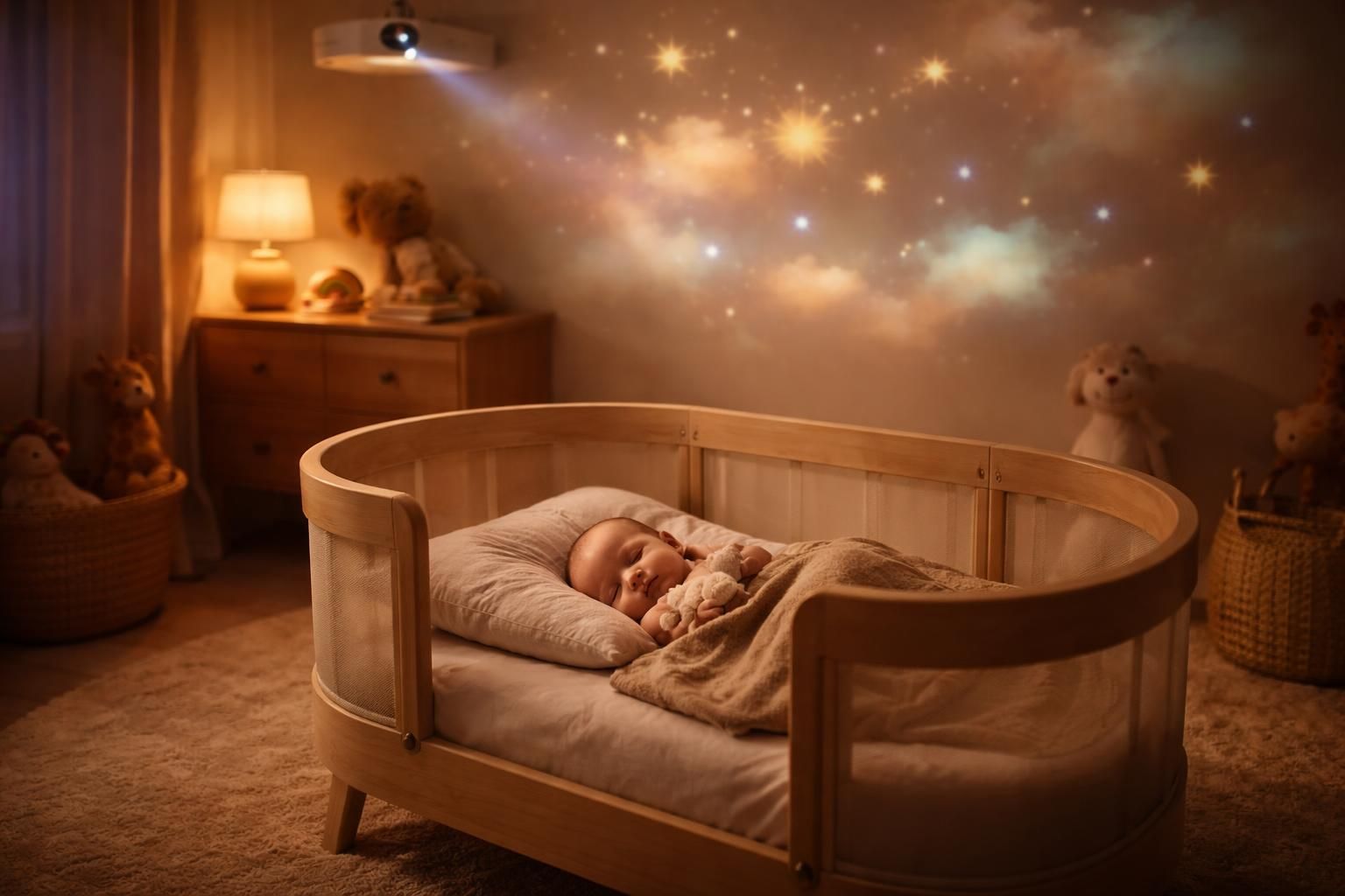 découvrez comment utiliser un vidéoprojecteur epson pour réduire la luminosité et créer un environnement apaisant favorisant le sommeil de votre bébé.