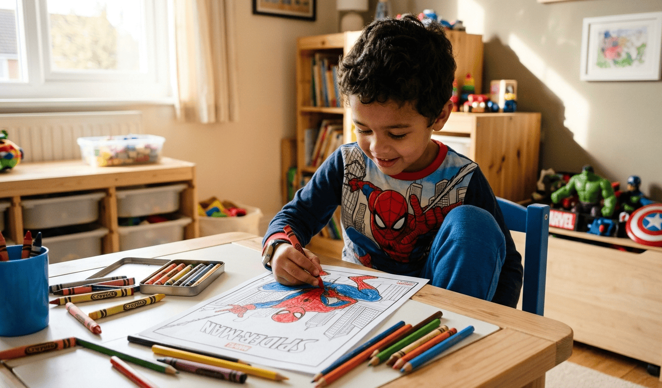 coloriages à imprimer de Spiderman