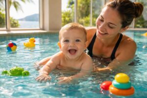 découvrez des conseils pratiques pour encourager votre bébé nageur à toulon à aimer l'eau dès ses premières baignades, en toute sécurité et avec plaisir.