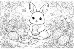explorez la magie du lapin de pâques avec nos pages de coloriage captivantes, parfaites pour émerveiller et divertir vos enfants pendant les fêtes.